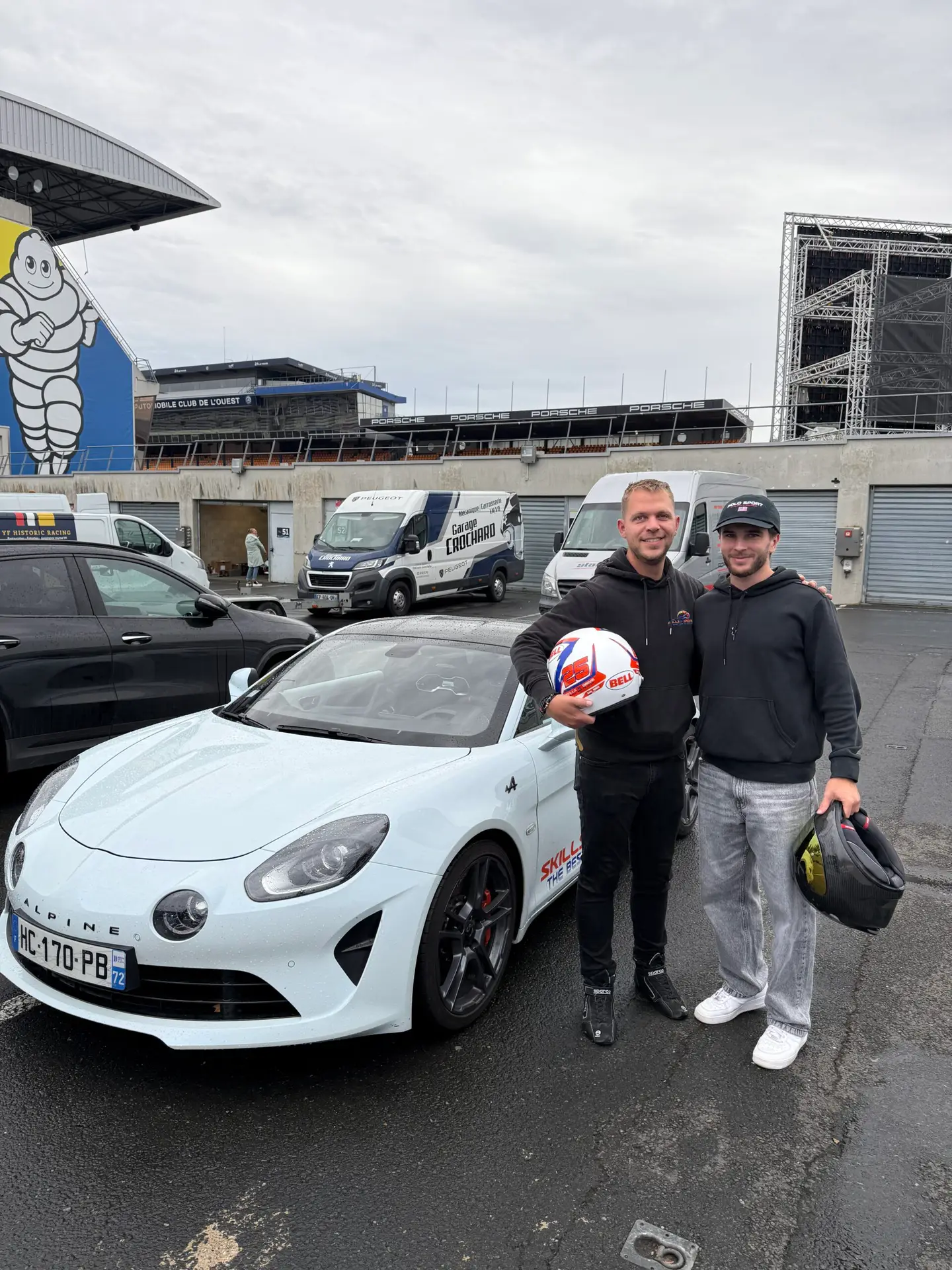 Pilotage sur circuit Alpine